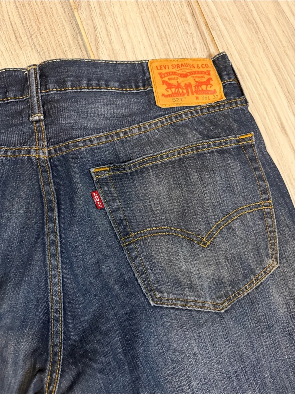 Levi's Men's Dark Blue Straight-Leg Jeans